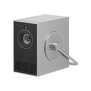 Projetor Lg Cinebeam Q Hu710Pb (4K/ Laser/ Smart Webos/ Portatil/ Até 120''/ Bluetooth/ Hdmi/ Usb) Prata