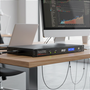 Quadro De Comutação Automático Nhs Ats Quadcom 30A Rack 1U/19"