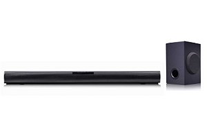 Soundbar Lg Sqc1,160W Rms,Conexão Bluetooth,2.1Canais,Auto Sound Engine,Apaptive Sound Control,S/Fio,Conexões Múltiplas