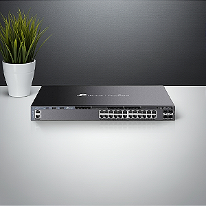 Switch Gerenciável L3 28 Portas Tp-Link Tl-Sg6428X Gigabit C/4 Slots Sfp+ 10Gbps (Ver. 1.0)