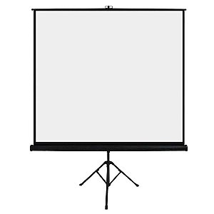 Tela De Projeção Multi Ac354 Tripé (1,80 X 1,80)