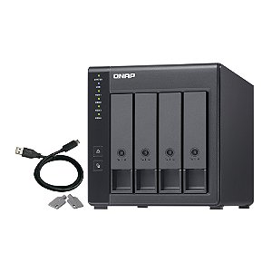 Unidade De Expansão Storage Qnap Tr-004 4-Baias -  Usb 3.2 Gen 1 Tipo C, Torre
