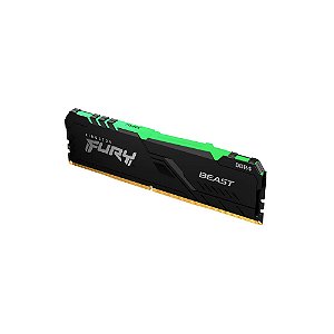 Memória 16Gb Ddr4 3600Mhz Kingston Fury Beast Rgb KF436C18BB2A/16