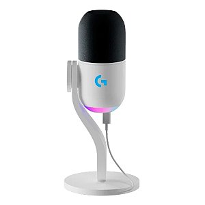 Microfone Logitech G Yeti GX Branco USB - 988-000575