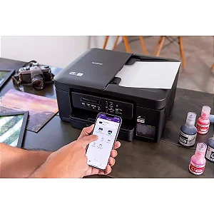Multifuncional Brother DCPT730DW Tank Bivolt Colorida A4 Wi-Fi USB