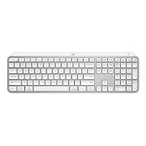 Teclado Logitech MX Keys S Cinza Claro Padrão US - 920-011564