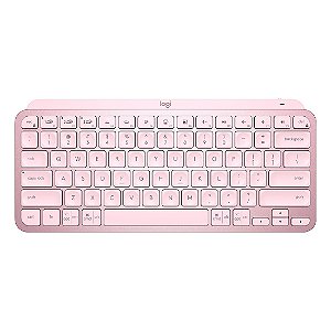 Teclado Logitech MX Keys Mini Rosa Padrão US - 920-010507-C
