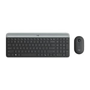 Kit Teclado e Mouse Sem Fio Logitech Mk470 Grafite w 920-009268