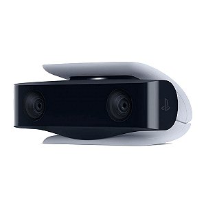 Camera HD Sony Playstation (Full HD/ Suporte com Ajuste de Angulo/ USB) Branco e Preto