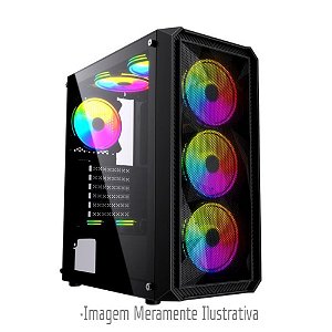 Computador Gamer CertoX STREAM AMD - 1057 AS DUAL CHANNEL (RYZ3-5300G/16GB(2X8GB)/SSD480SATA/500W/A520)