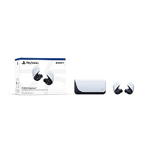 Headset Sony PS5 Sem Fio Pulse Explore (Bluetooth 5.0/ Capacidade para até 10 horas de jogo) - Branco e Preto