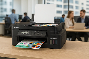 Multifuncional Brother Tank DCP-T520W Colorida (Wi-Fi/ USB/ 110V) Preta