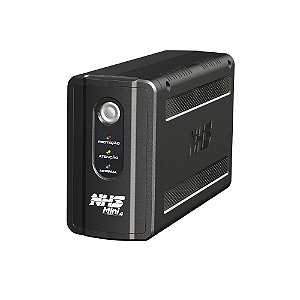 Nobreak NHS Mini 4 600VA Ent/Saída 120V Bat 1x7Ah/12V 6 tomadas ABSte