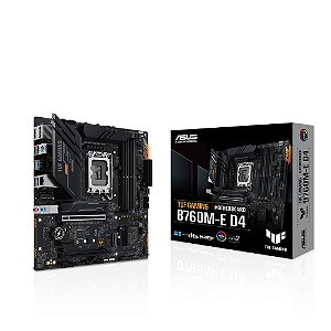 Placa Mãe Asus TUF GAMING B760M-E D4 (LGA 1700/4xDDR4/HDMI/DP/M.2/USB 3.2)