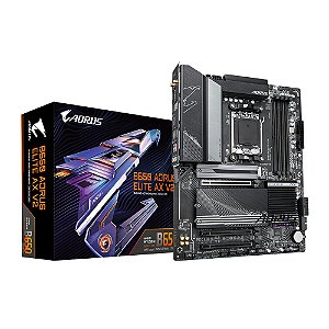 Placa Mãe Gigabyte B650 AORUS ELITE AX V2 WIFI (AM5/4xDDR5/HDMI/DisplayPort/USB 3.2/M.2)