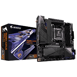 Placa Mãe Gigabyte B650M AORUS PRO AX WIFI (AM5/4xDDR5/HDMI/DP/USB 3.2/M.2)