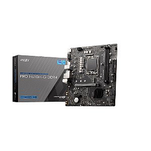 Placa Mãe MSI PRO H610M-G (LGA 1700 /2xDDR4/HDMI/VGA/DP/M.2/USB 3.2)