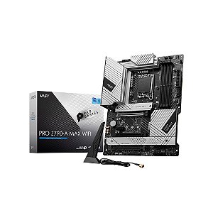 Placa Mãe MSI PRO Z790-A MAX WIFI7 (LGA 1700/4xDDR5/HDMI/DisplayPort/M.2/USB 3.2)