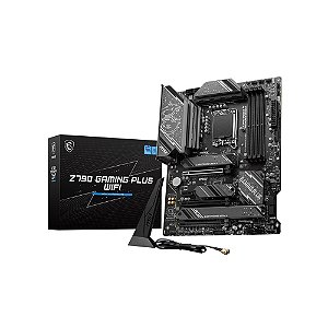 Placa Mãe MSI Z790 GAMING PLUS WIFI (LGA 1700/4xDDR5/HDMI/DisplayPort/M.2/USB 3.2)
