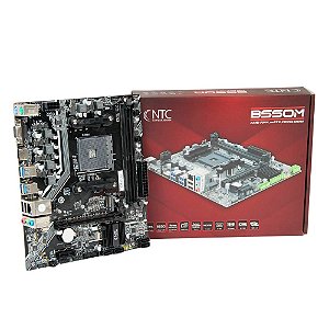 Placa Mãe NTC B550M (AM4/2xDDR4/HDMI/VGA/M.2/USB 3.0/Micro-ATX)