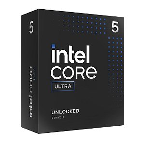 Processador Intel Core Ultra 5-245KF Arrow Lake (LGA 1851 / 14 Cores / 14 Threads / 4.2 GHz (5.2 GHz Turbo) / 24MB Cache) **S/ Cooler S/ Vídeo