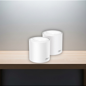 Roteador TP-Link DECO X50 Wi-Fi 6 Kit C/2 Mesh Archer AX3000 Gigabit Dual Band (Ver. 1.33)