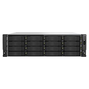 Storage QNAP 16-Baias TS-h1677AXU-RP - AMD Ryzen 7 7000, 32GB DDR5, 2.5GbE (2), 10GbE (2), PCIe Gen4 x4 (1), PCIe Gen4 x8 ou PCIe Gen4 x4 (2), PCIe Gen4 x4 (3), Montagem em bastidor 3U
