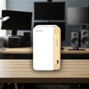 Storage QNAP 2-Baias TS-262-4G - Intel Celeron N4505 2.9GHz (Dual-Core) - 4GB DDR4