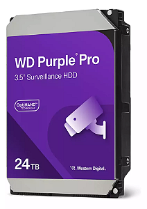 Hdd Wd Purple Pro 24 Tb Para Seguranca / Vigilancia / Dvr - Wd240Purp
