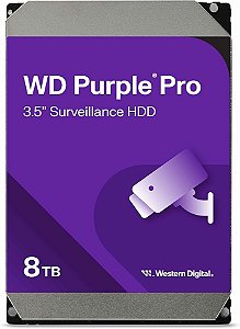 Hdd Wd Purple Pro 8 Tb Para Seguranca / Vigilancia / Dvr - Wd8002Purp