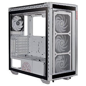 Gabinete Gamer Adata Xpg Battle Cruiser Mid Tower 4X Fan Vento Argb Branco