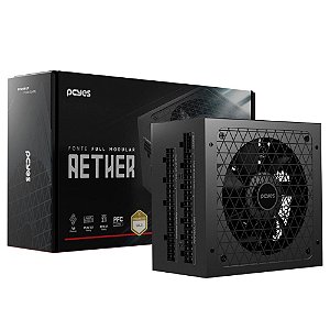Fonte Pcyes Aether 1000W Cybernetics Gold Pfc Ativo F. Modular