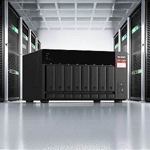 Storage Qnap 8-Baias Ts-873A-8G-Us - Ryzen V1500B 2.2Ghz (Quad-Core), 8Gb Ddr4, 2X2.5Gbe, 2Xm.2, 2Xpci-E, Formato Torre