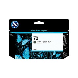 Cartucho De Tinta Hp 70 Preto Fosco Pluk 130 Ml C9448A