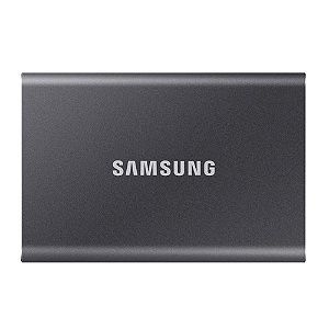 Ssd Externo Samsung T7 - 2Tb ,Usb 3.2, Leitura Até 1050Mb/S, Gravação Até 1000Mb/S