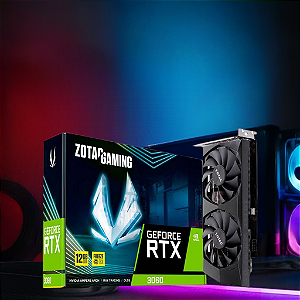 Placa De Video  Geforce Rtx 3060 12Gb Gddr6X 192Bits Zotac Zt-A30600P-10M