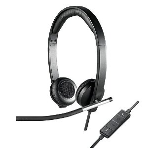 Headset Logitech H650E Stereo Usb Vc 981-000518