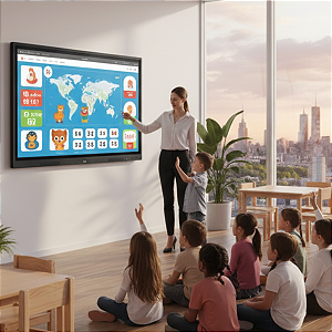 Lousa Digital Lg Interativa 75" Ultra Hd - 75Tr3Dk-B