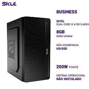 PC B300 Dual Core I3 4130 3.40ghz 8gb Ddr3 Sem Hd/ssd Fonte 200w
