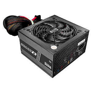 Fonte K-Mex Ez8898B 80 Plus Bronze 600W Preta