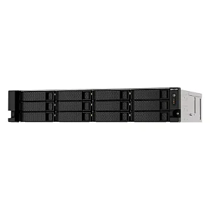 Storage Nas Qnap 12 Baias Ryzen V1500B 8Gb 2X 2,5 Gbe,Rack 2U-Ts-1273Au-Rp-8G
