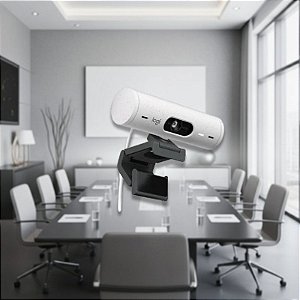 Webcam Logitech Brio 500 Branca Full HD - 960-001426