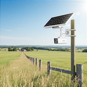 Câmera Ip Hikvision Ds-2Xs2T47G1-Ldh/4G/C18S40 (4Mm) C/ Placa Solar