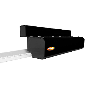 Conj Aut Portas Delizante Rac Jetflex Full Range Biv Preta F09254001 (C/ Tx Zap 4B) Ppa
