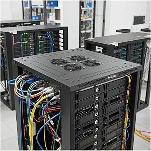 Conjunto Intelbras 4770008 De 4 Ventiladores/Cooler Para Rack Kvr4V