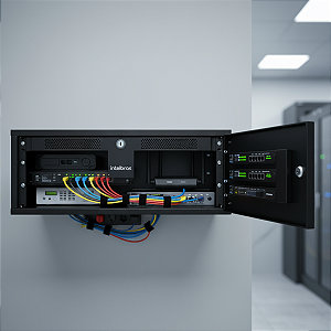 Mini Rack Intelbras Montado 3U 370Mm - Mrm 337 4770337