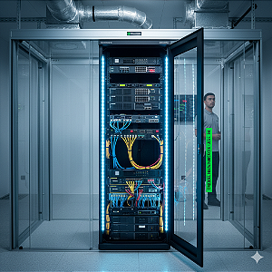 Rack De Piso Fibracem Desmontavel 44U 670Mm P670 - Bi0021S00000000