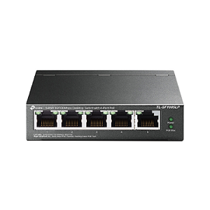 Switch 5 Portas Tp-Link Tl-Sf1005Lp Fast Ethernet (4 Portas Poe)