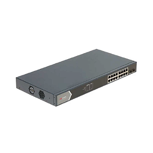Switch 18 Portas Hikvision Ds-3E0518P-E/M L2 Gigabit 16 Poe Ativo