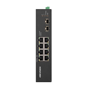 Switch 10 Portas Hikvision Ds-3T0510Hp-E/Hs L2 Gigabit 8P Watchdog